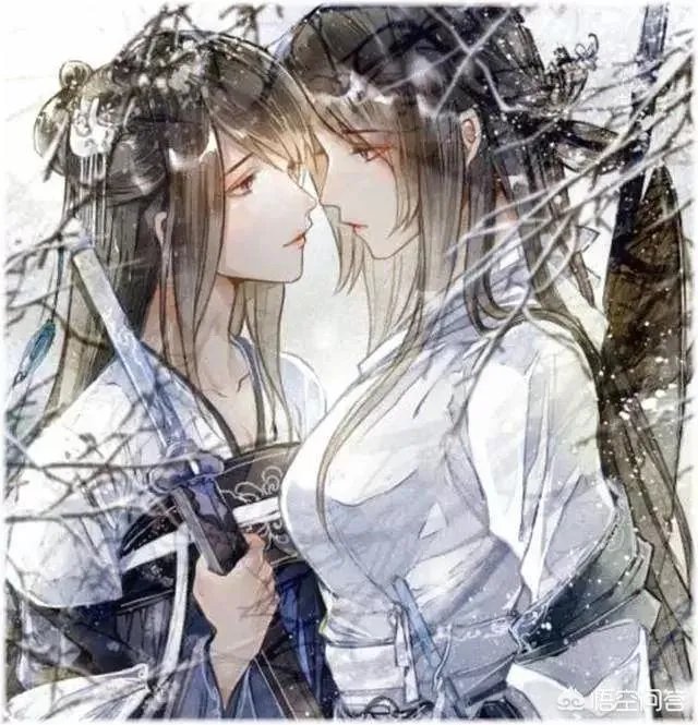 请问谁有现代手绘美女图片？