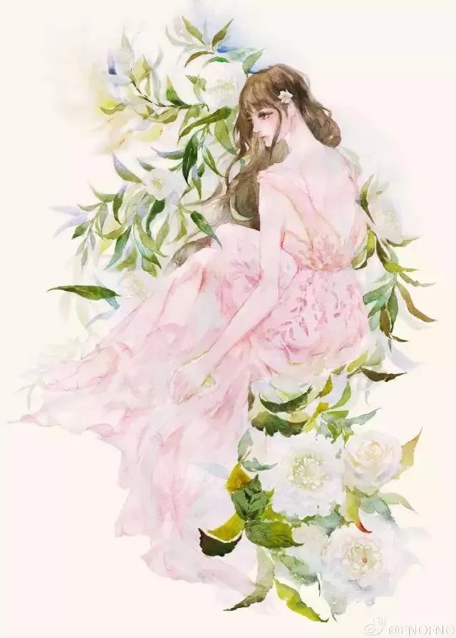 请问谁有现代手绘美女图片？