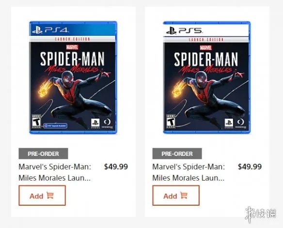 《蜘蛛侠：迈尔斯》双版本容量公开 PS5版容量更小！