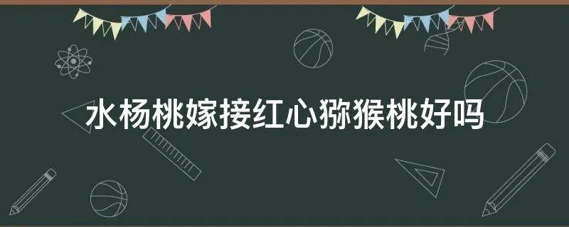 水杨桃嫁接红心猕猴桃好吗