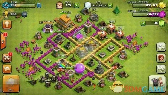 部落冲突六本最强阵型