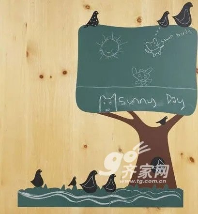 萌翻儿童房 10款可爱卧室背景墙贴