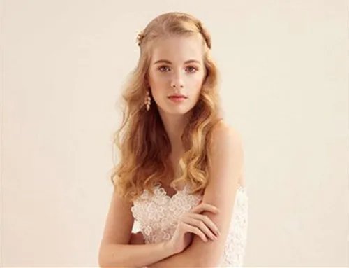 婚纱造型图片唯美发型欣赏 2017流行的新娘发型