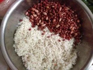 儿时的最爱--花生红豆粽子