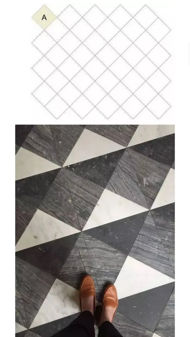 瓷砖贴了不到一年就嫌丑？换一种贴法试试