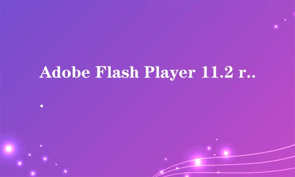 Adobe Flash Player 11.2 r202的芝士百科