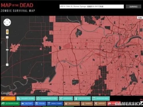 真僵尸来也不怕了！谷歌推出“僵尸生存地图”