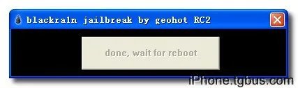 全系列越狱软件黑雨blackra1n RC3使用教程Mac版