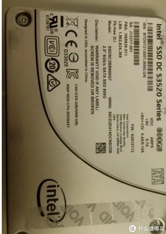 深水鱼捡漏intel s3520结果是个坑，退不退？