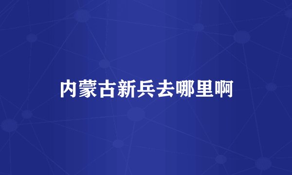 内蒙古新兵去哪里啊