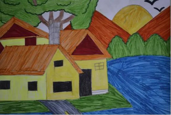 我的家乡写几句话二年级