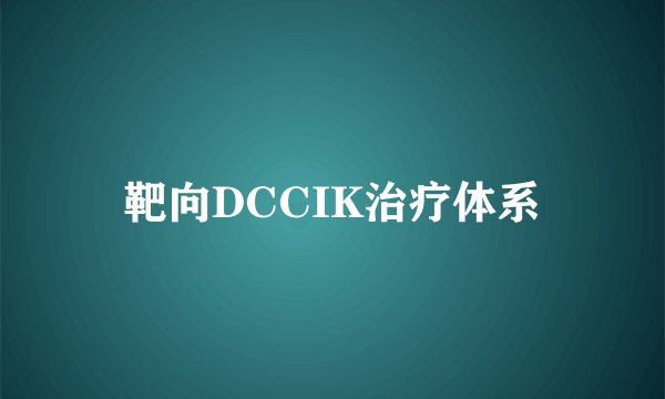 靶向DCCIK治疗体系