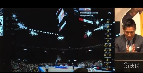真·跨界！前日本国脚前园真圣直播挑战《NBA 2K19》