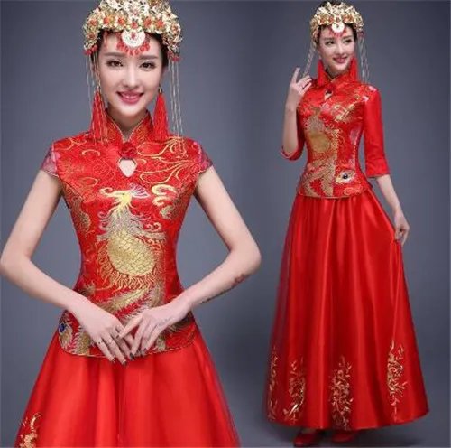 新娘装红色结婚礼服裙推荐 红色礼服都有哪些款式