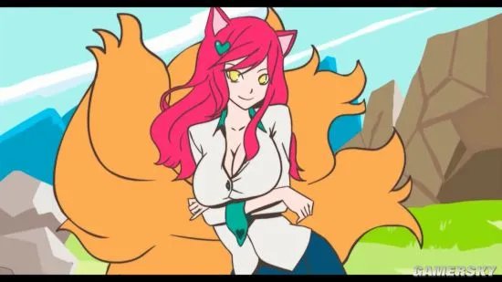 《英雄联盟（LOL）》18+动画：阿狸脱衣诱惑 引对面互相残杀
