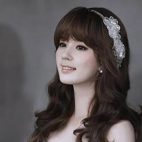 可爱新娘发型图片欣赏 2017五款流行的可爱新娘发型