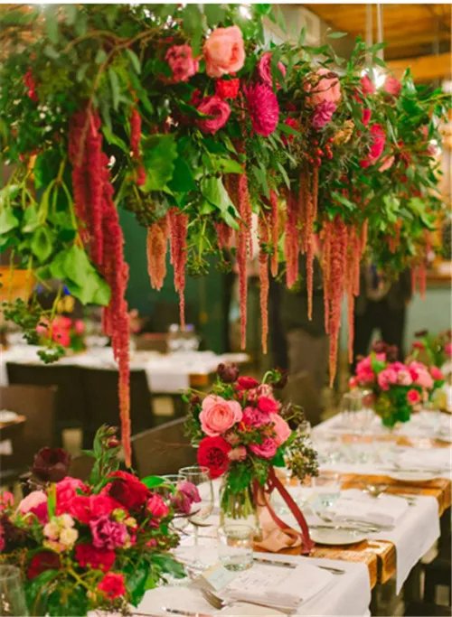 婚庆鲜花布置图片2017  婚礼现场鲜花如何布置好