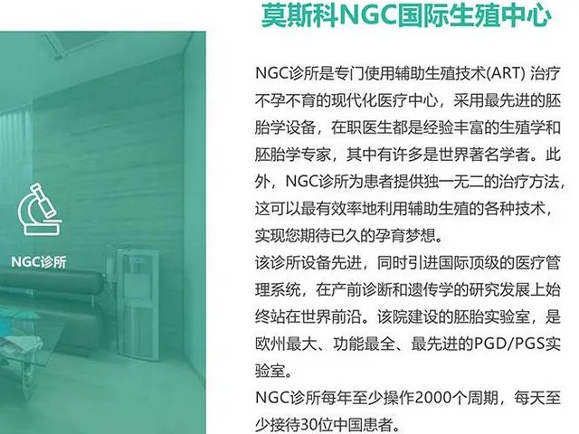 俄罗斯NGC医院医生排名高的有哪些？