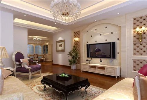 欧式电视背景墙装修效果图大全 2016欧式背景墙设计方案