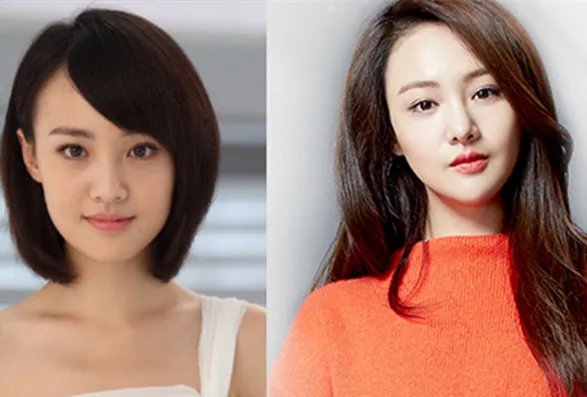 郑爽和张檬好像 可是她们天生丽质却自弃