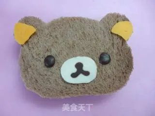 可爱的早餐---轻松小熊面包片