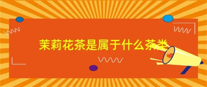 茉莉花茶是属于什么茶类