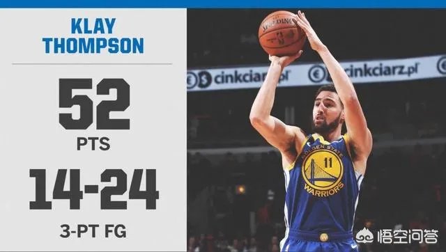 如果汤普森不在勇士队，能否投进14个三分球？