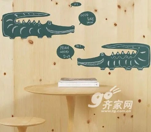 萌翻儿童房 10款可爱卧室背景墙贴