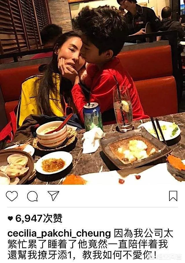 张柏芝陪儿子吃饭累到睡着,被网友嘲讽是“戏精”,你怎么看?