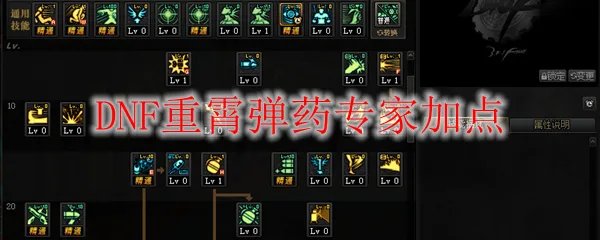 DNF重霄弹药专家加点