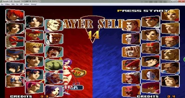 拳皇对街霸怎么选雅典娜和红色魔鬼