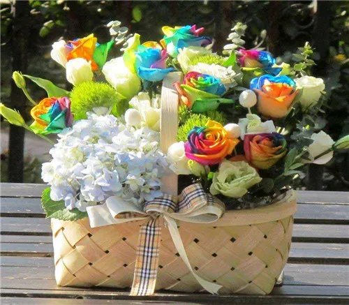 婚礼花篮用什么花好 婚礼花篮多少钱一对