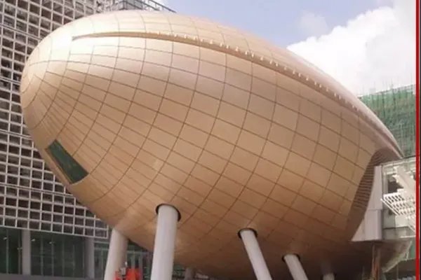 双曲弧形铝单板厂家