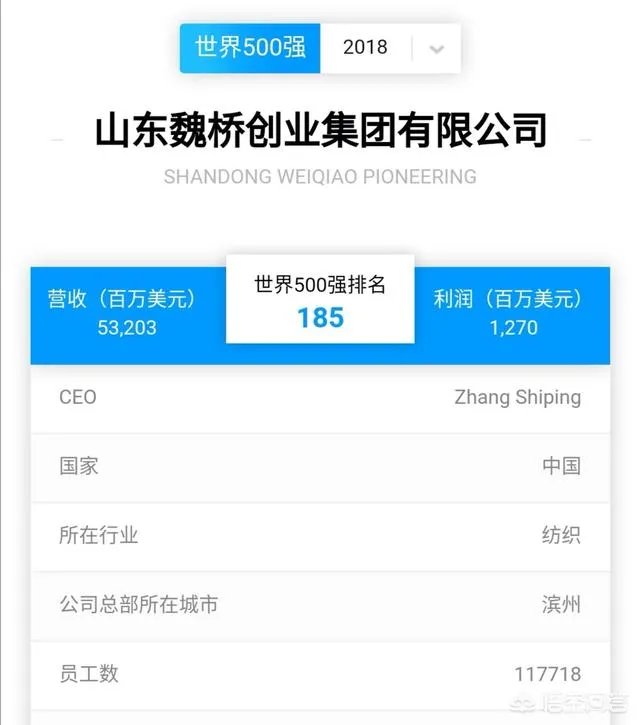 靠实体起家的山东首富