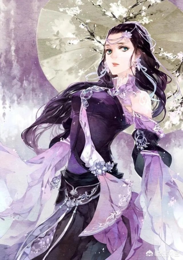 请问谁有现代手绘美女图片？