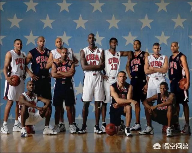 求2000年悉尼奥运会美国男篮名单？