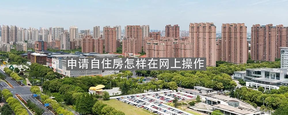 申请自住房怎样在网上操作