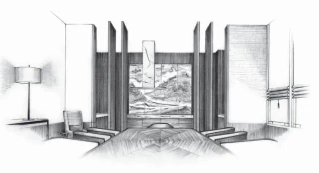 室内-手绘原稿与设计理念