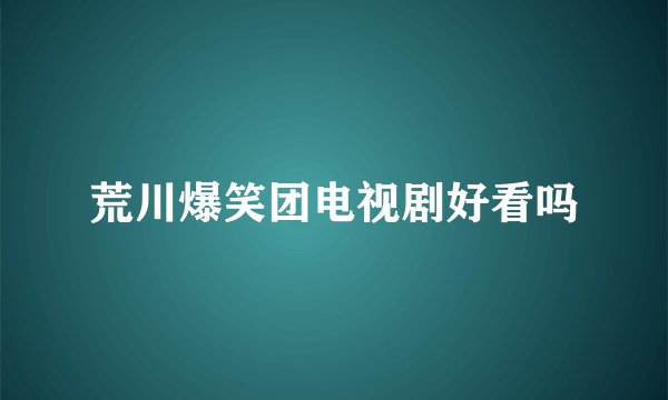 荒川爆笑团电视剧好看吗
