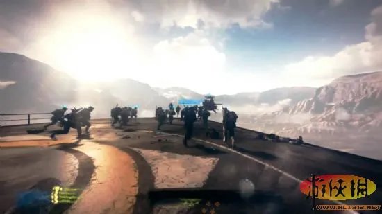 国外玩家《战地3》64人最大团队高空跳伞欣赏