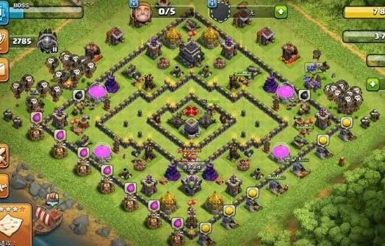 2018年coc9本公认神阵怎么摆