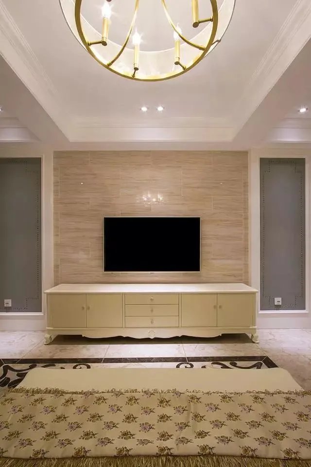 145㎡欧式三居室，清新的色彩搭配，透露一股自然的田园气息！