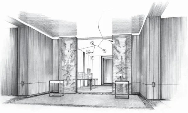 室内-手绘原稿与设计理念