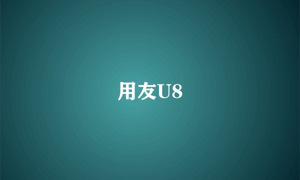 用友U8
