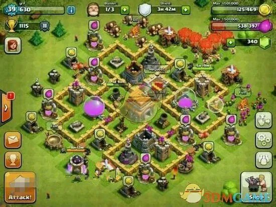 部落冲突六本最强阵型