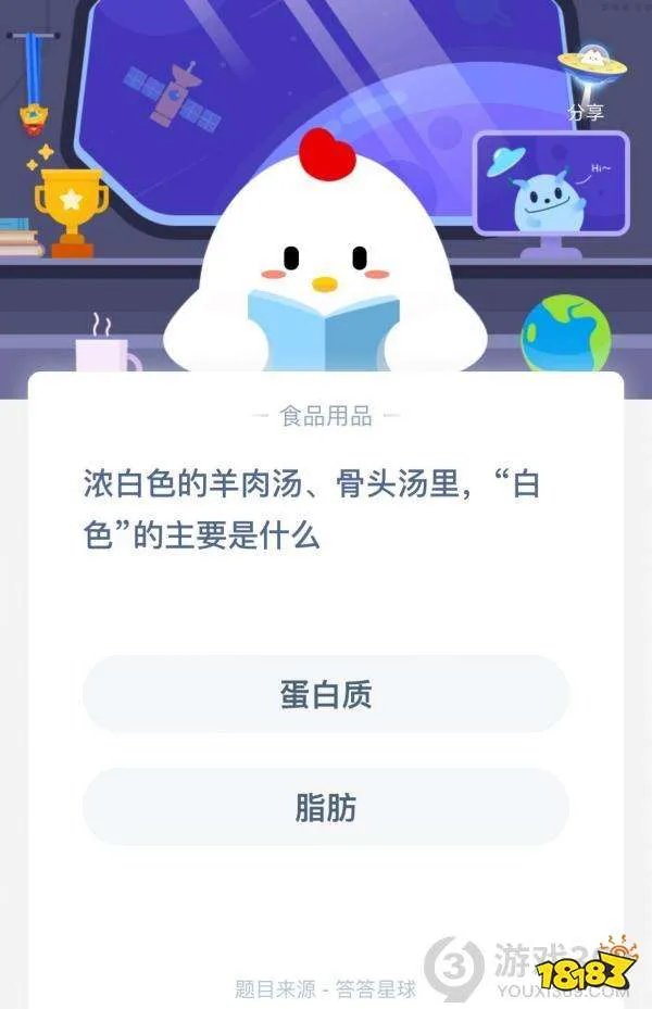 浓白色的羊肉汤汤里白色的主要是什么