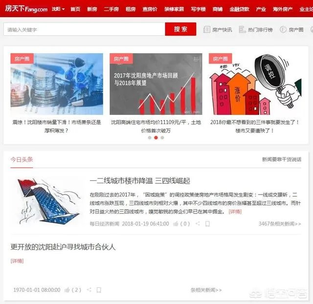 沈阳房价的数据从哪儿可以找到？