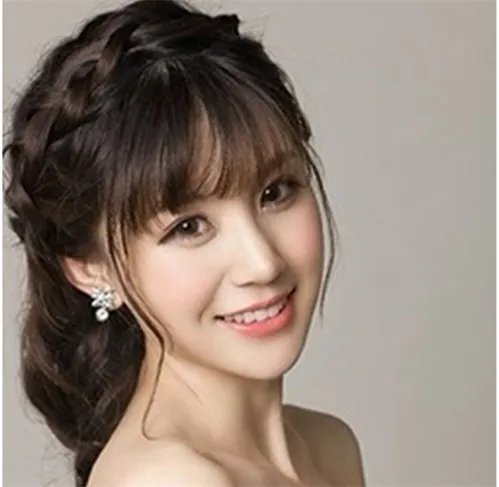 刘海新娘发型图片欣赏  如何打造齐刘海发型