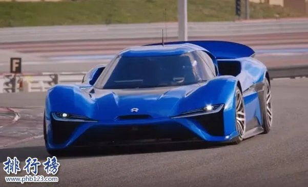 世界上最快的电动跑车：蔚来EP9(最高时速313km/h)