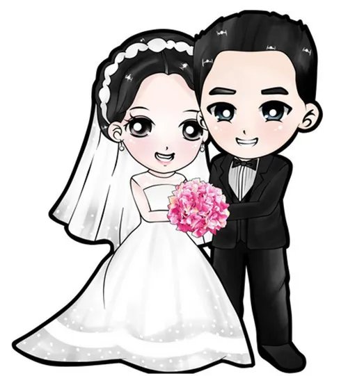 卡通婚纱图片是怎么样的    如何制作出卡通婚纱图片